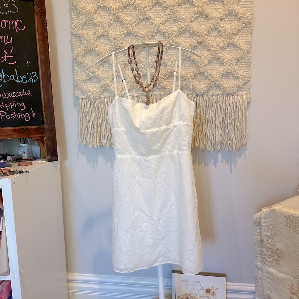 Sunday Best ivory Spaghetti Strap Sundress XS - Picture 4 of 5